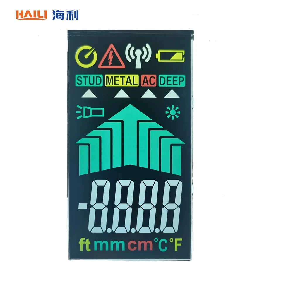 Custom PMVA Segment lcd screen Lcd display for multimeter instruments meters